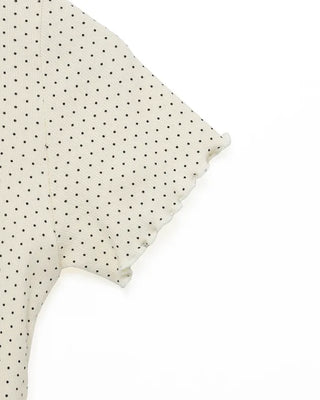 Polka Dot Short-Sleeve Round Neck T-Shirt
