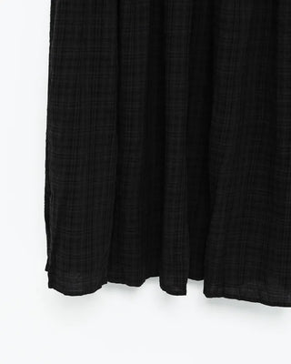 Checked long dress