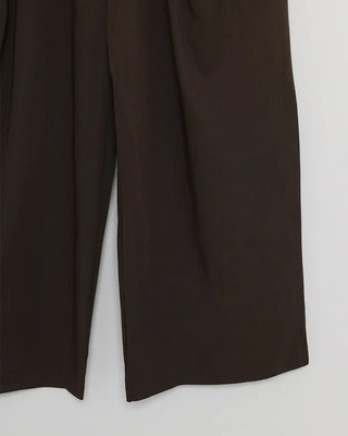 (Unisex) Wrap-design wide-leg slacks