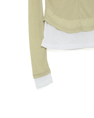 Fake layered T-shirt