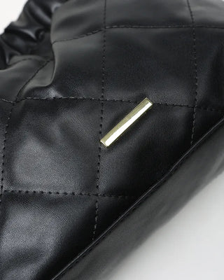 Quilted Chain Frame Purse Bag