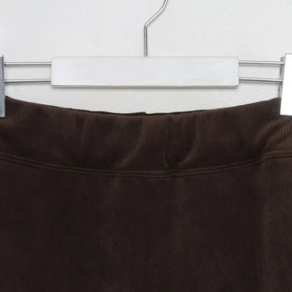 Banded long skirt