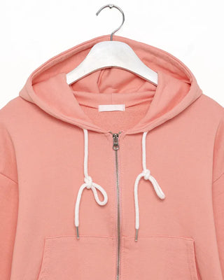 Hooded double zip-up
