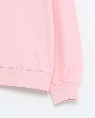 Off-shoulder sweatshirt