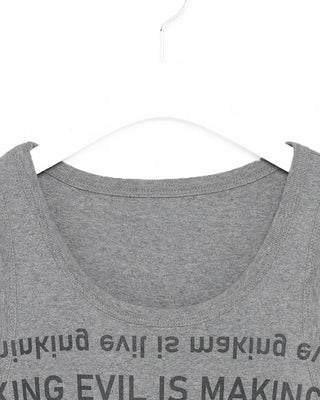 Bustline Lettering Tank Top