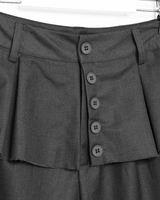 Layered slacks pants