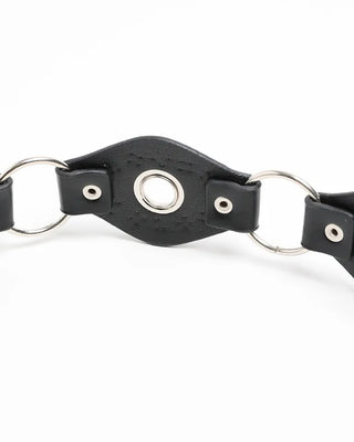 Vintage studded strap belt