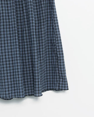 Vintage check midi skirt