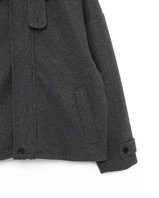 Herringbone half coat