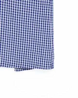 Gingham check maxi skirt