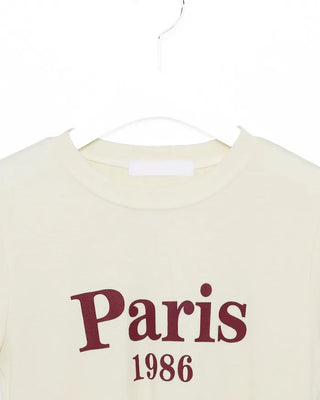 Paris crop t-shirt