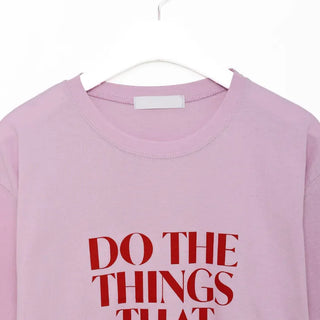 Lettering Basic T-Shirt