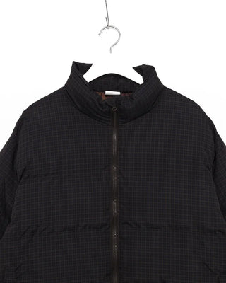 Checked padded jumper
