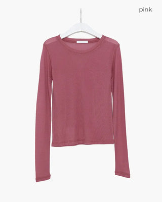 Tencel Basic Long Sleeve T-Shirt