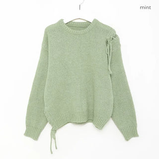 Eyelet Shoulder Knit