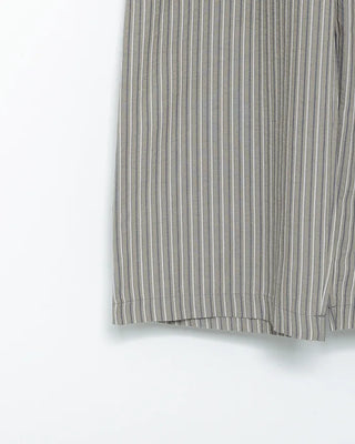 Striped Wrinkle Wide Easy Pants