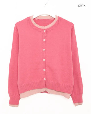 (Unisex) Double-Layered Cardigan
