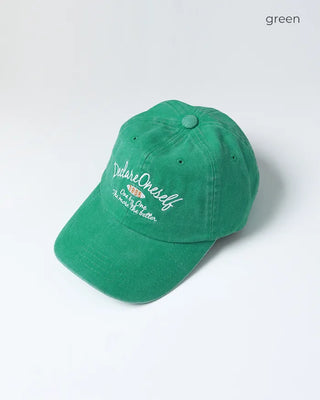 Pigment lettering cap