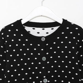 Polka Dot Round Cardigan