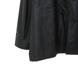 Simple leather jacket