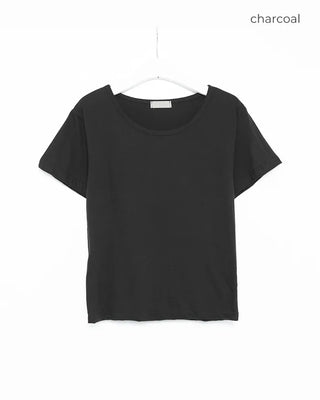 Basic Round Half-Sleeve T-Shirt