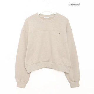 Front logo basic sweatshirt