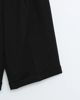 Two-pleat Bermuda shorts