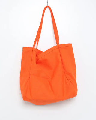 Square Pocket Big Color Canvas Tote Bag