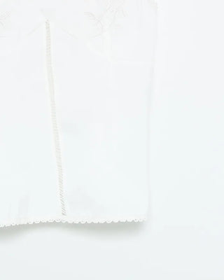 Flower stitch fagoting camisole