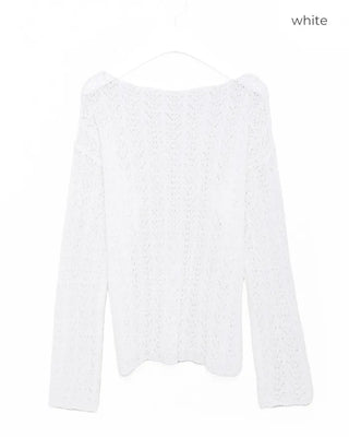 See-through loose knit