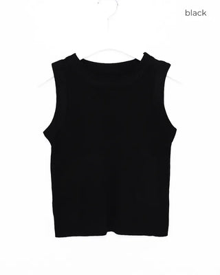 Border Round Neck Sleeveless