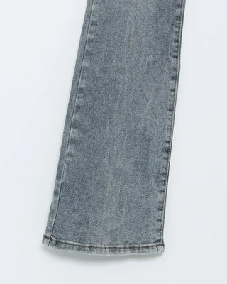 Slim-fit denim pants