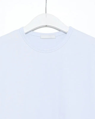Crew neck semi-cropped short-sleeve T-shirt