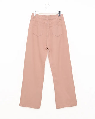 Cubic denim pants