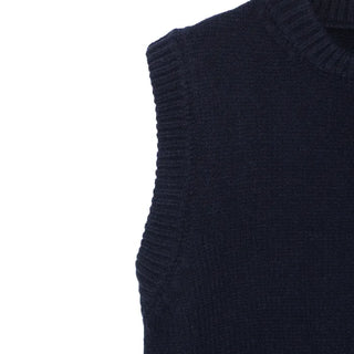 Zip-up knit vest