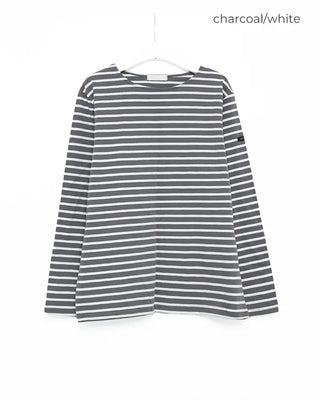 Classic striped T-shirt with label