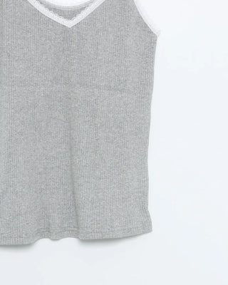 Lace-point camisole