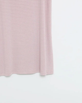 Bordered waist drawstring maxi skirt