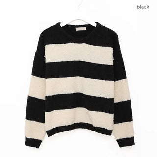 Bold Border Oversized Knit