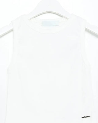Slim ribbed sleeveless top