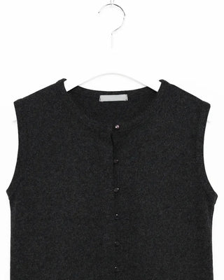 Front button knit vest