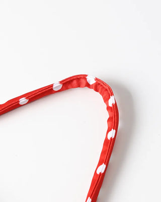 Polka dot shoulder bag