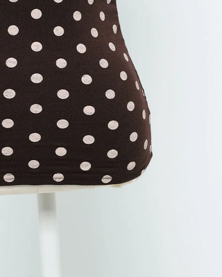 Polka Dot Halter Neck Sleeveless