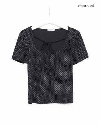 Tie Dot Half Sleeve T-Shirt