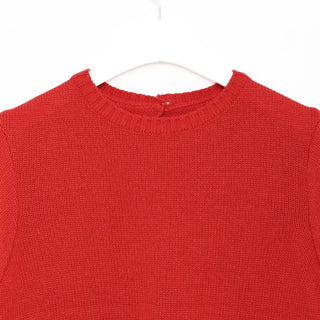 Heart Button Cap Sleeve Knit