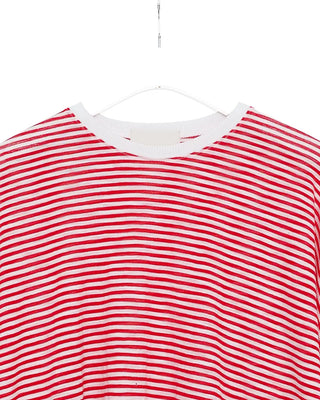 Striped long-sleeved T-shirt