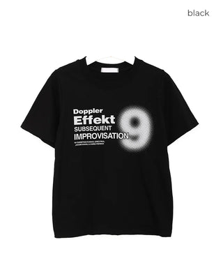 Number (N)ine Lettering Print Short-Sleeve T-Shirt