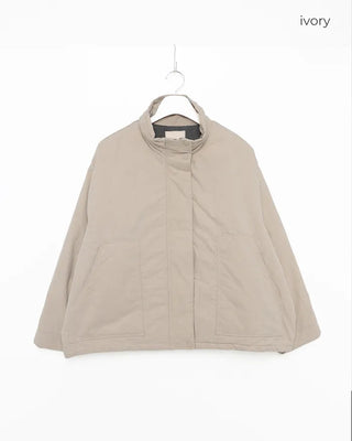 Stand-collar casual jumper