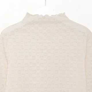 Patterned sheer mellow t-shirt