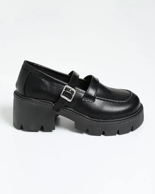 Platform Mary Jane loafers